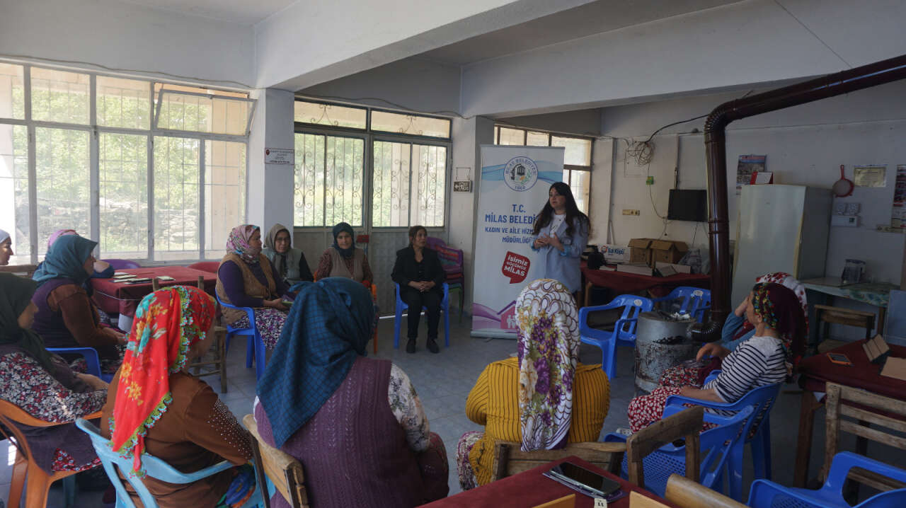 Milas Belediyesi Kadın Danışma Merkezi Hizmetlerini Mahalle Mahalle Anlatıyor 4